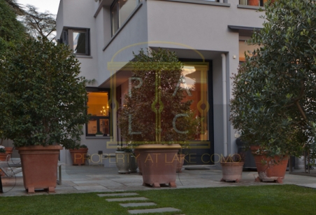 modern villa with large windows